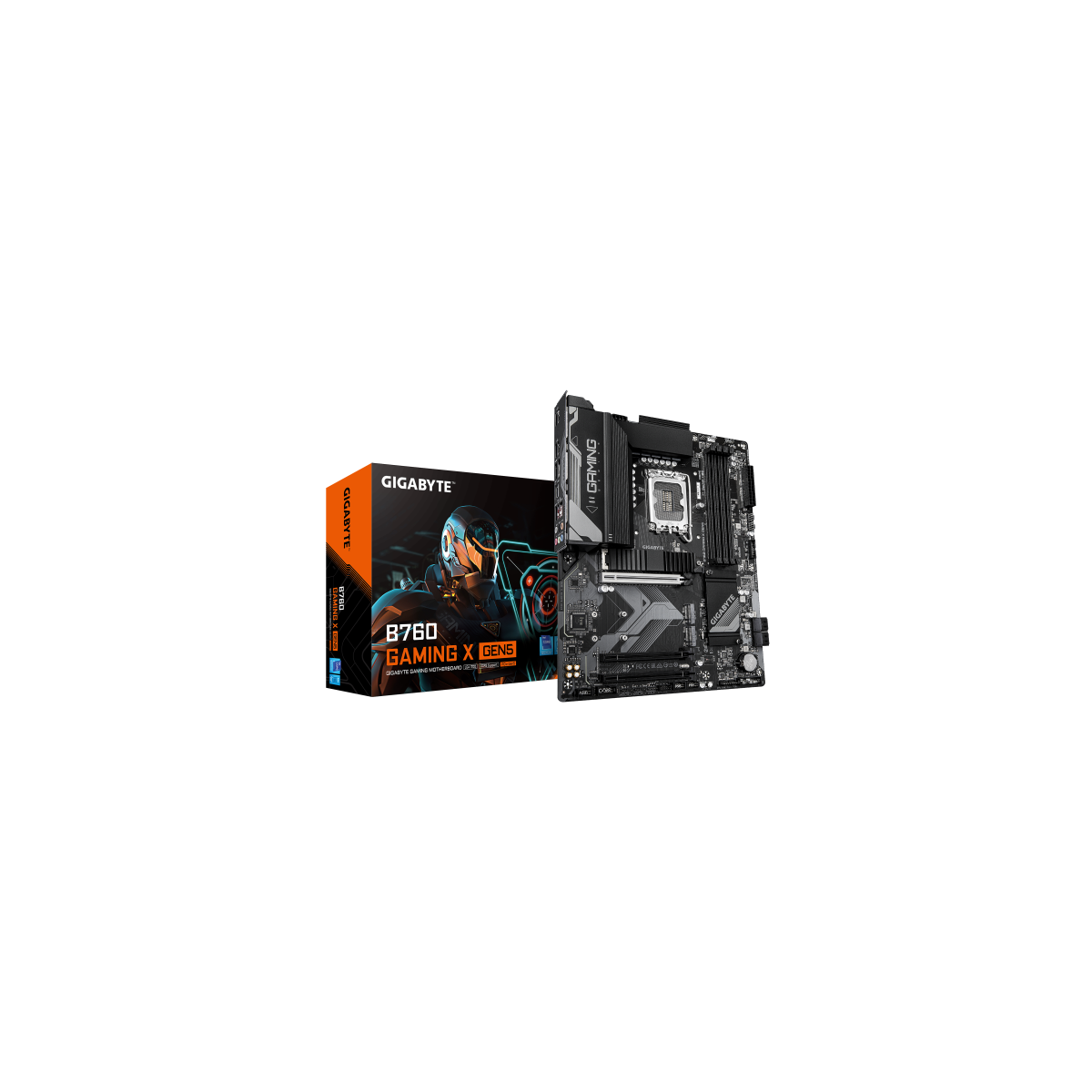 GIGABYTE B760 GAMING X GEN5 Placa Base Compatible con procesadores Intel Core 14ª generacion VRM de 811 fases hasta 5600 MHz DD