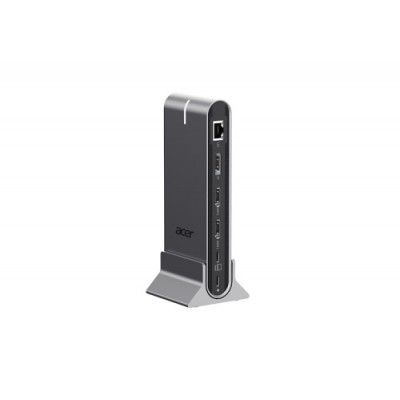 Acer HPDSCAB022 base para portatil y replicador de puertos Alambrico USB 32 Gen 1 31 Gen 1 Type C Plata