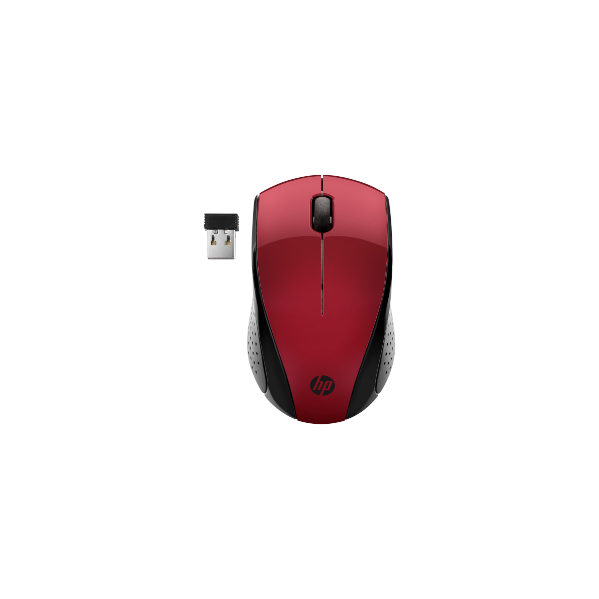 HP Raton inalambrico 220 Rojo Ocaso
