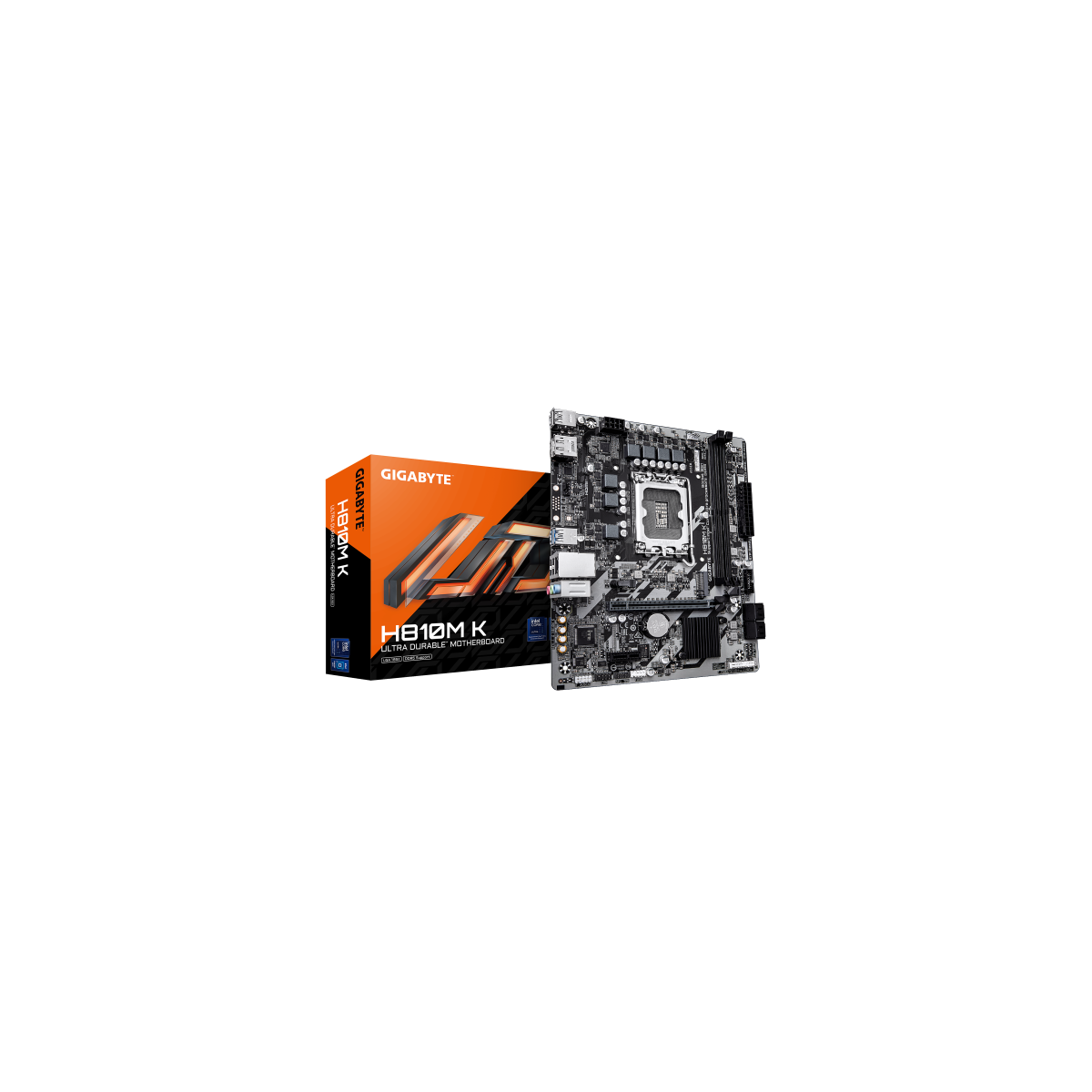 PLACA GIGABYTE H810M KINTEL1851H8102DDR5128GBHDMIDP4SATA61M2GBLAN3USB32MATX