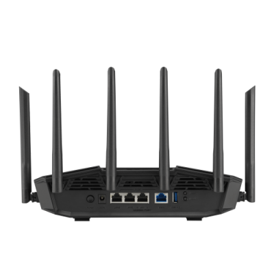 ASUS 90IG0A30 MO9C00 router inalambrico 25 Gigabit Ethernet Tribanda 24 GHz 5 GHz 6 GHz Negro
