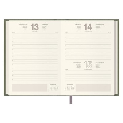 AGENDA 2026 LAUSANA DiA PaGINA 14 X 20 CM COLOR VERDE DOHE 12738 26