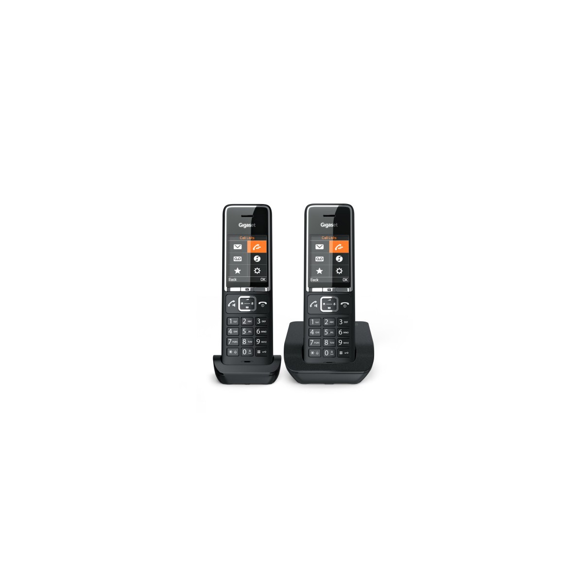 Gigaset COMFORT 550 duo Telefono analogico Identificador de llamadas Negro