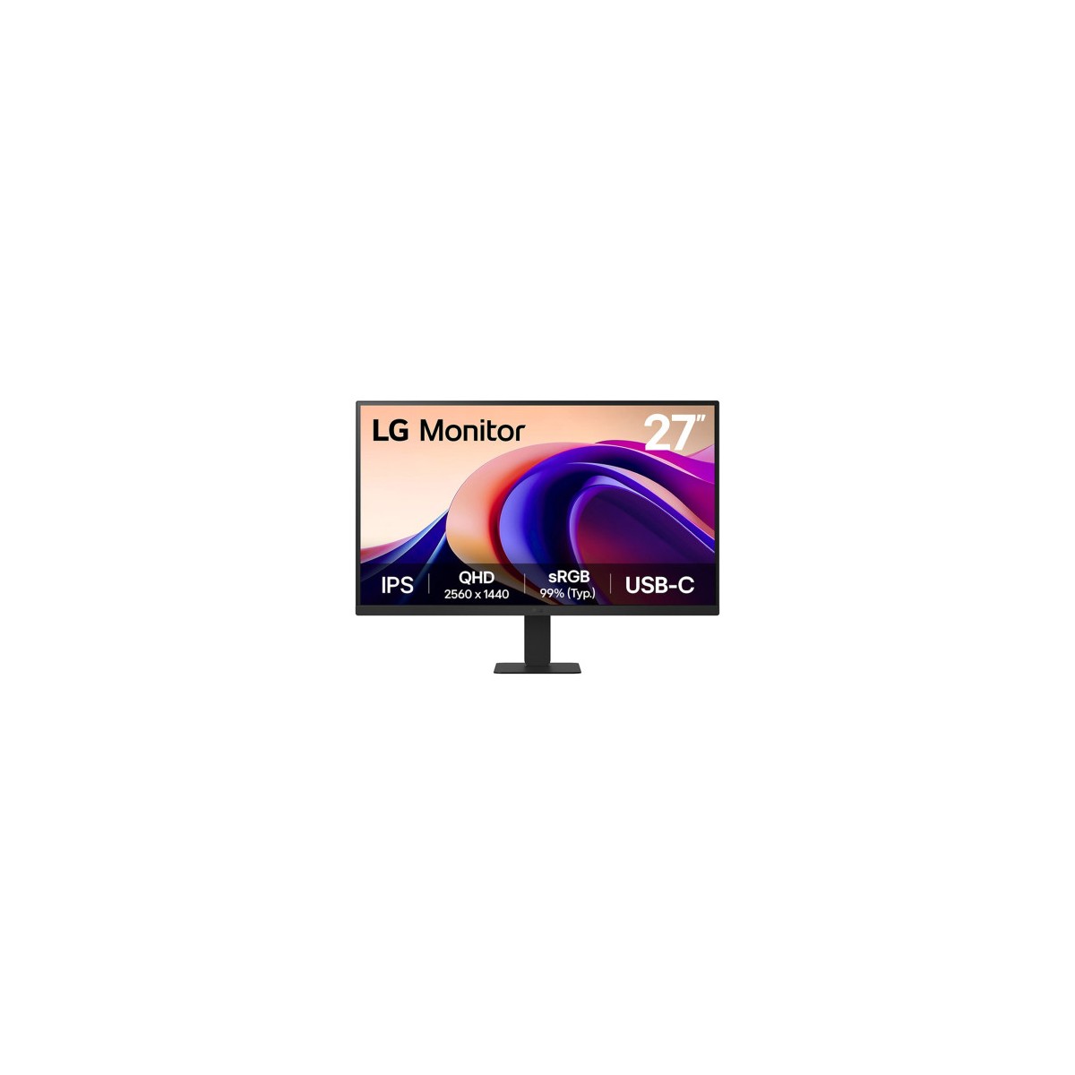 LG 27 QHD Monitor pantalla para PC 686 cm 27 2560 x 1440 Pixeles Quad HD Negro