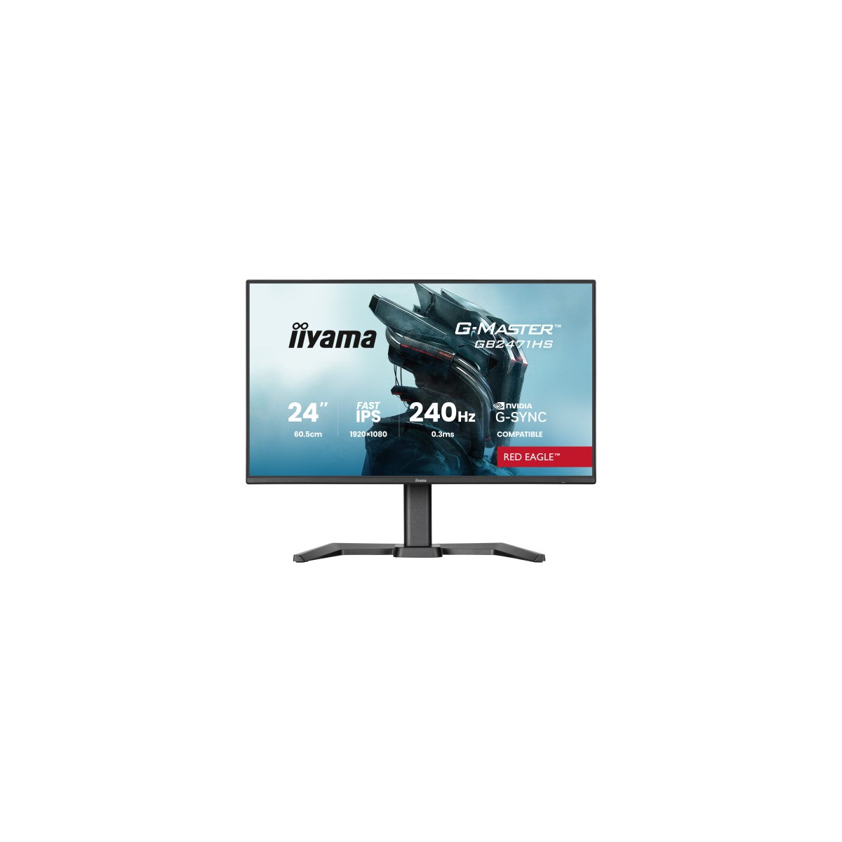 iiyama GB2471HS B1 pantalla para PC 605 cm 238 1920 x 1080 Pixeles Negro