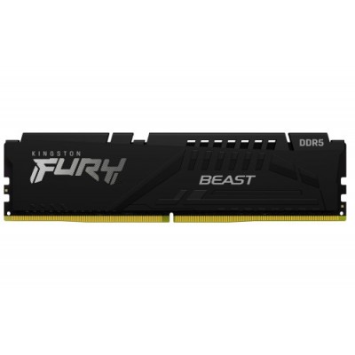 MEMORIA KINGSTON 16GB 6000MT S DDR5 CL36 FURY BEAST BLACK EXPO KF560C36BBE2 16
