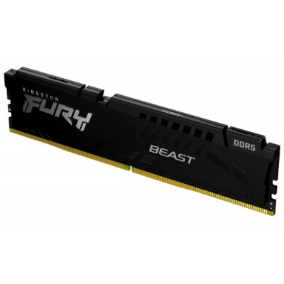 MEMORIA KINGSTON 16GB 6000MT S DDR5 CL36 FURY BEAST BLACK EXPO KF560C36BBE2 16