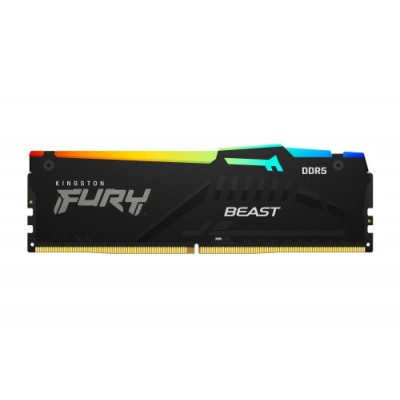 MEMORIA KINGSTON 16GB 6000MT S DDR5 CL36 FURY BEAST RGB EXPO KF560C36BBE2A 16
