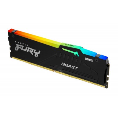 MEMORIA KINGSTON 16GB 6000MT S DDR5 CL36 FURY BEAST RGB EXPO KF560C36BBE2A 16