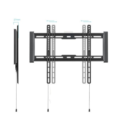 TOOQ SOPORTE FIJO PARED PANTALLAS 32 70 NEGRO