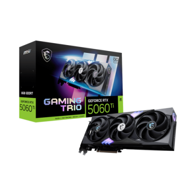 VGA MSI RTX 5060 TI 8G GAMING TRIO OCNVRTX5060TI8GBGDDR7128BIT1HDMI3DPTWIN FROZR 4 3 VENTILADORES