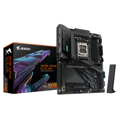 PLACA GIGABYTE X870 AORUS ELITE XAMDAM5X8704DDR5256GB1HDMI2USB42SATA62M25GBLANWIFI7BT5410USB32ATX