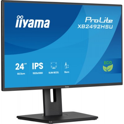 MONITOR IYAMA PROLITE XB2492HSU B1 61 CM 24 1080 X 1920 PIXELES QUAD HD LED 3 MS NEGRO