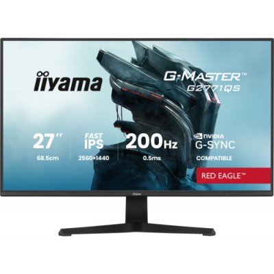 iiyama G2771QS B1 pantalla para PC 686 cm 27 2560 x 1440 Pixeles Wide Quad HD Negro