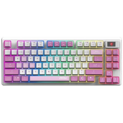 TECLADO MSI FORGE GK600 TKL W VIOLET ES