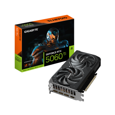GIGABYTE GeForce RTX 5060 Ti WINDFORCE MAX OC 8G Tarjeta Grafica 8 GB GDDR7 128 bits PCI E 50 2587 MHz Frecuencia del nucleo 3 