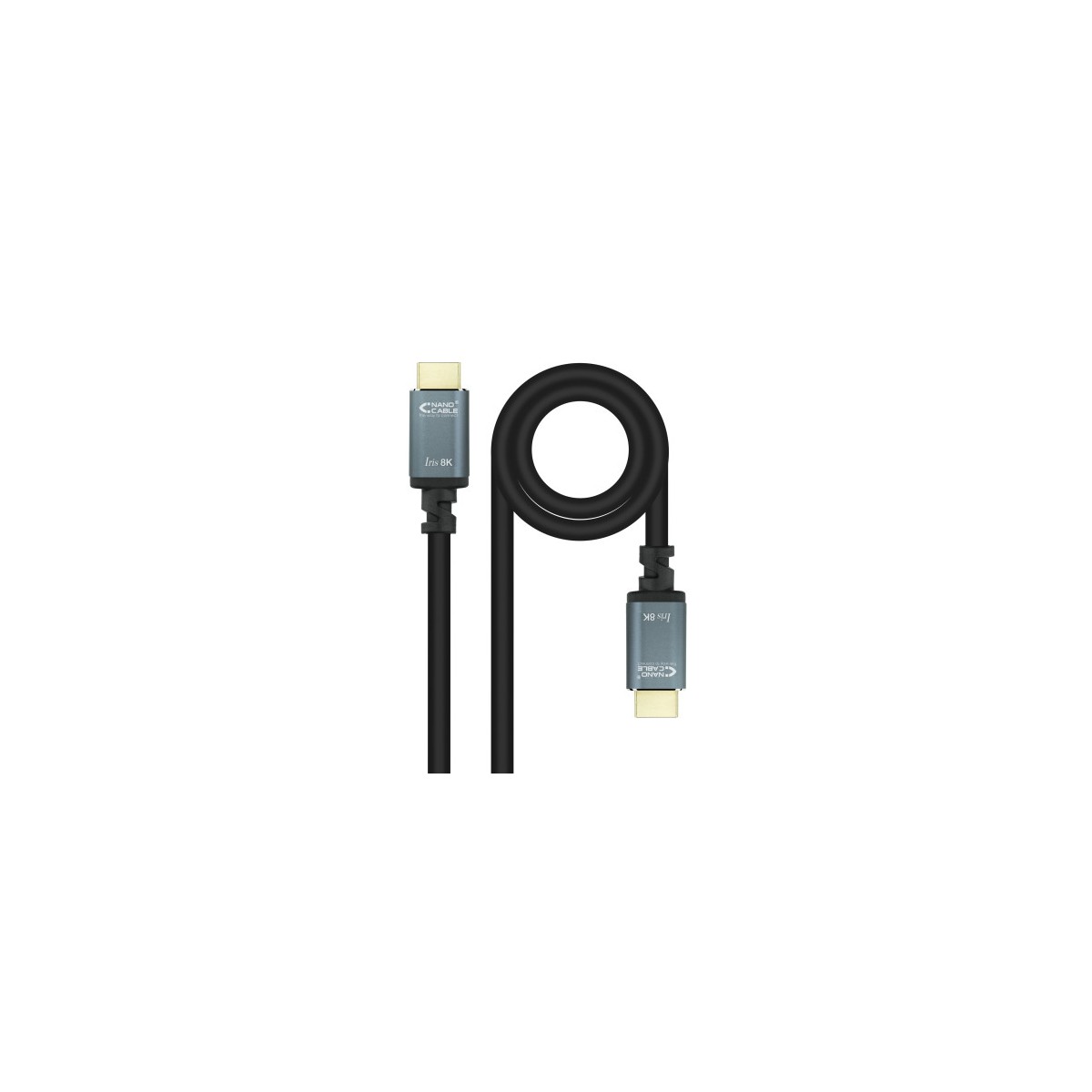 Nanocable Cable HDMI 21 IRIS 8K A M A M Negro 10 Metros
