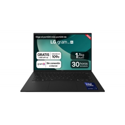 LG Gram 14Z90T GAD8BB ordenador portatil Intel Core Ultra 7 255H Portatil 356 cm 14 WUXGA 32 GB LPDDR5x SDRAM 2 TB SSD Wi Fi 6E