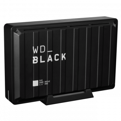 Western Digital D10 disco duro externo 8000 GB Negro Blanco