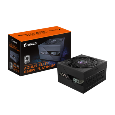 GIGABYTE AORUS ELITE P850W Fuente de Alimentacion PCIe 50 80 PLUS Platinum Diseno completamente modular Ventilador de 120 mm Co