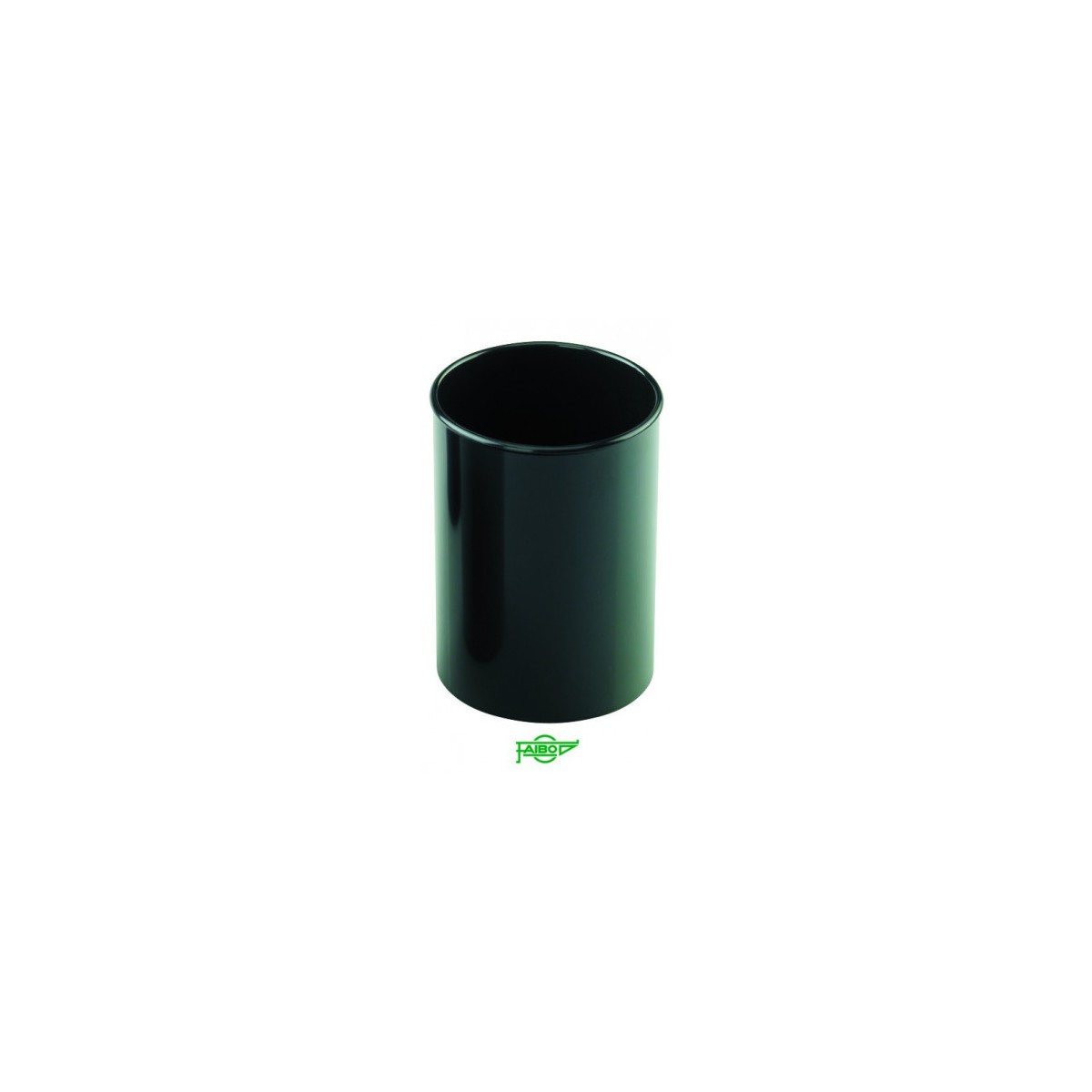 CUBILETE DE PLASTICO 78 MM DIAMETRO X 100 MM ALTO OPACO NEGRO FAIBO 205 02