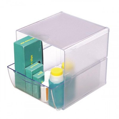 ORGANIZADOR MODULAR CON UN CAJON DE 165X145X7 CM TRANSPARENTE DEFLECTO 350801