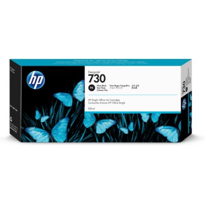 HP Cartucho de tinta DesignJet 730 negro fotografico de 300 ml