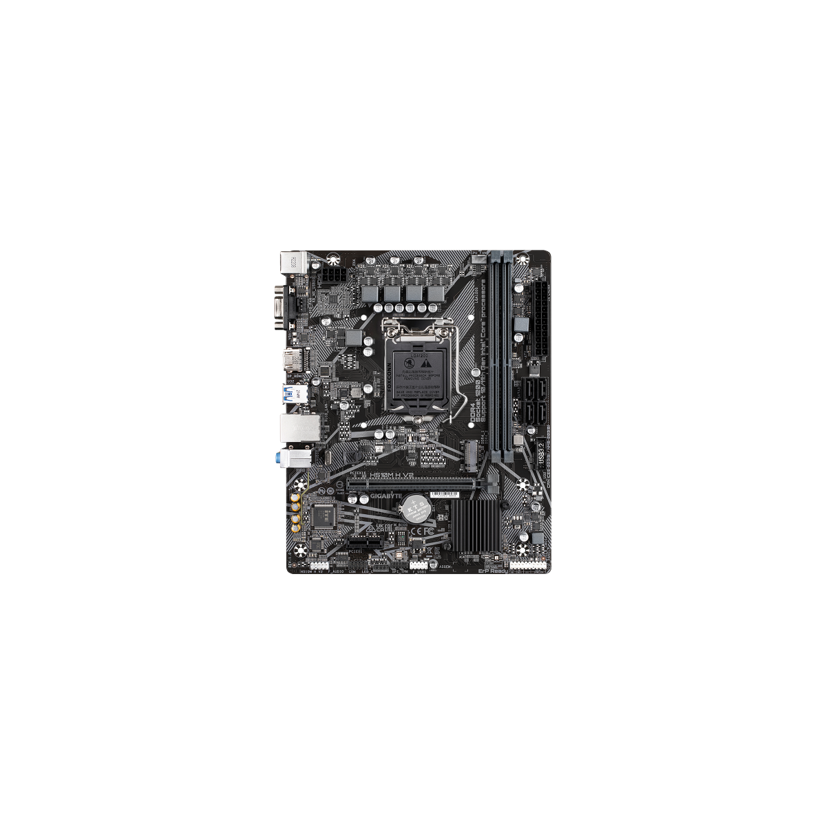 Gigabyte H510M H V2 placa base Intel H510 Express LGA 1200 micro ATX