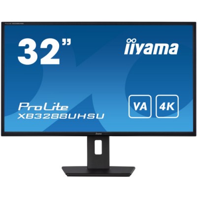 iiyama ProLite XB3288UHSU B5 pantalla para PC 80 cm 315 3840 x 2160 Pixeles 4K Ultra HD LCD Negro