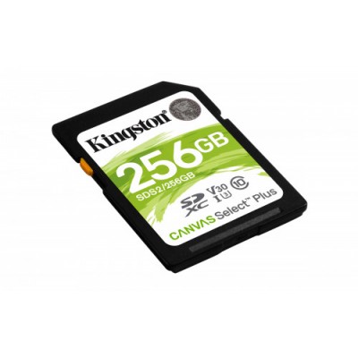 Kingston Technology Canvas Select Plus memoria flash 256 GB SDXC Clase 10 UHS I