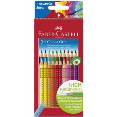 ESTUCHE 24 LAPICES COLOR GRIP FABER CASTELL 112424