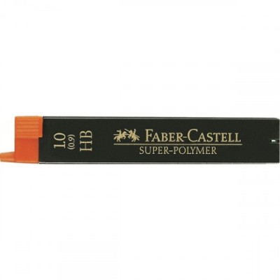 ESTUCHE 12 MINAS 09MM SUPER POLIMERAS HB FABER CASTELL 120900