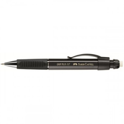 PORTAMINAS GRIP PLUS 07MM NEGRO FABER CASTELL 130733