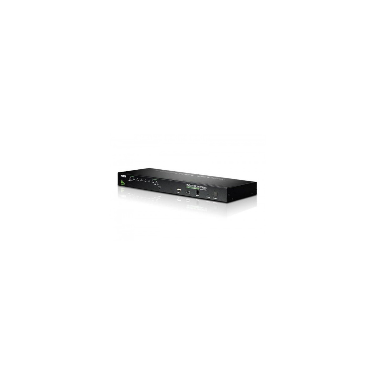 Aten CS1708A interruptor KVM Montaje en rack Negro