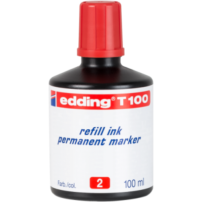 Edding T 100 cartucho de tinta 1 piezas Original Rojo