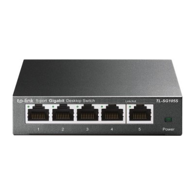 TP LINK TL SG105S No administrado L2 Gigabit Ethernet 10 100 1000 Negro
