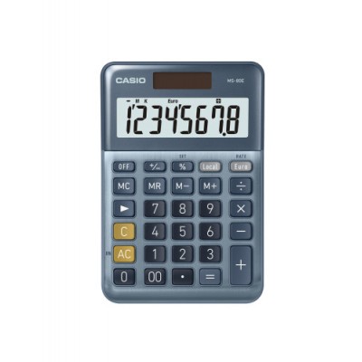 CALCULADORA DE SOBREMESA DE 8 DiGITOS CASIO MS 80E