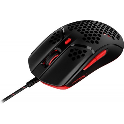 HyperX Raton gaming Pulsefire Haste negro rojo