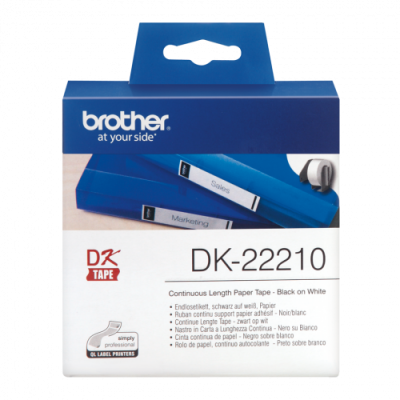 BROTHER CINTA DE PAPEL CONTINUO BLANCO 29MM X 3048M DK22