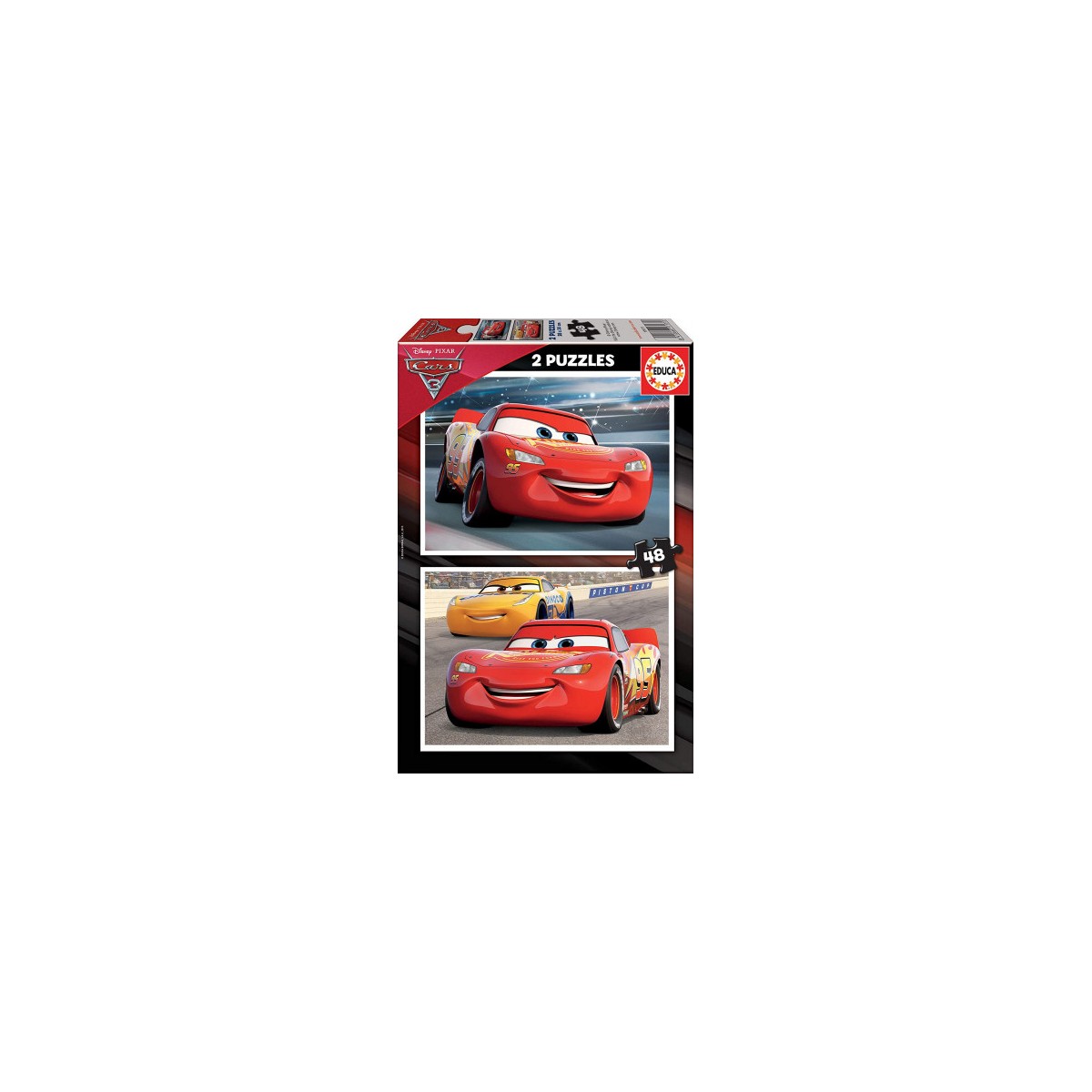 PUZZLE INFANTIL 2X48 CARS 3 DE 4 6 ANOS EDUCA BORRAS 17177