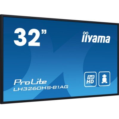 iiyama PROLITE Pizarra de caballete digital 80 cm 315 LED Wifi 500 cd m Full HD Negro Procesador incorporado Android 11 24 7