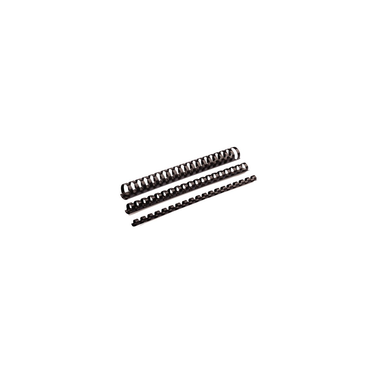 PACK 100 CANUTILLOS PLASTICO 16 MM NEGRO FELLOWES 5347307