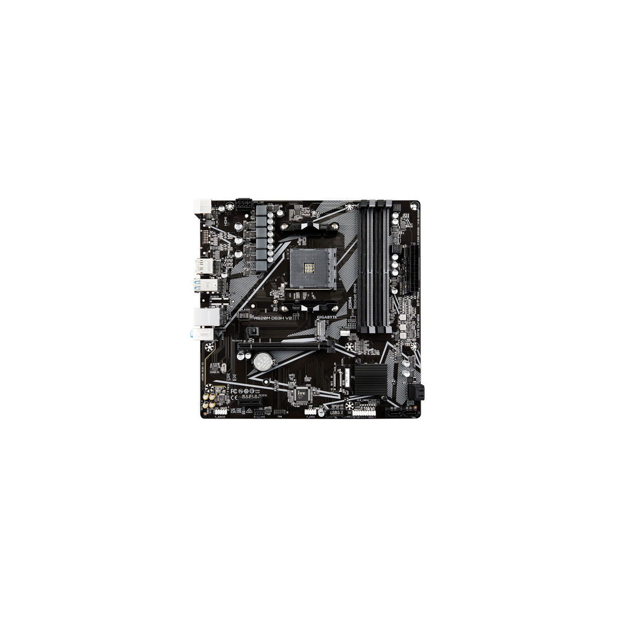 Gigabyte A520M DS3H V2 rev 10 Zocalo AM4 micro ATX