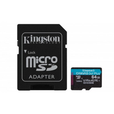 Kingston Technology Canvas Go Plus memoria flash 64 GB MicroSD Clase 10 UHS I