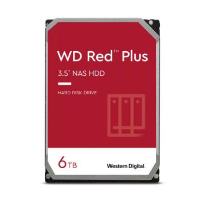 Western Digital Red Plus WD60EFPX disco duro interno 35 6000 GB Serial ATA III