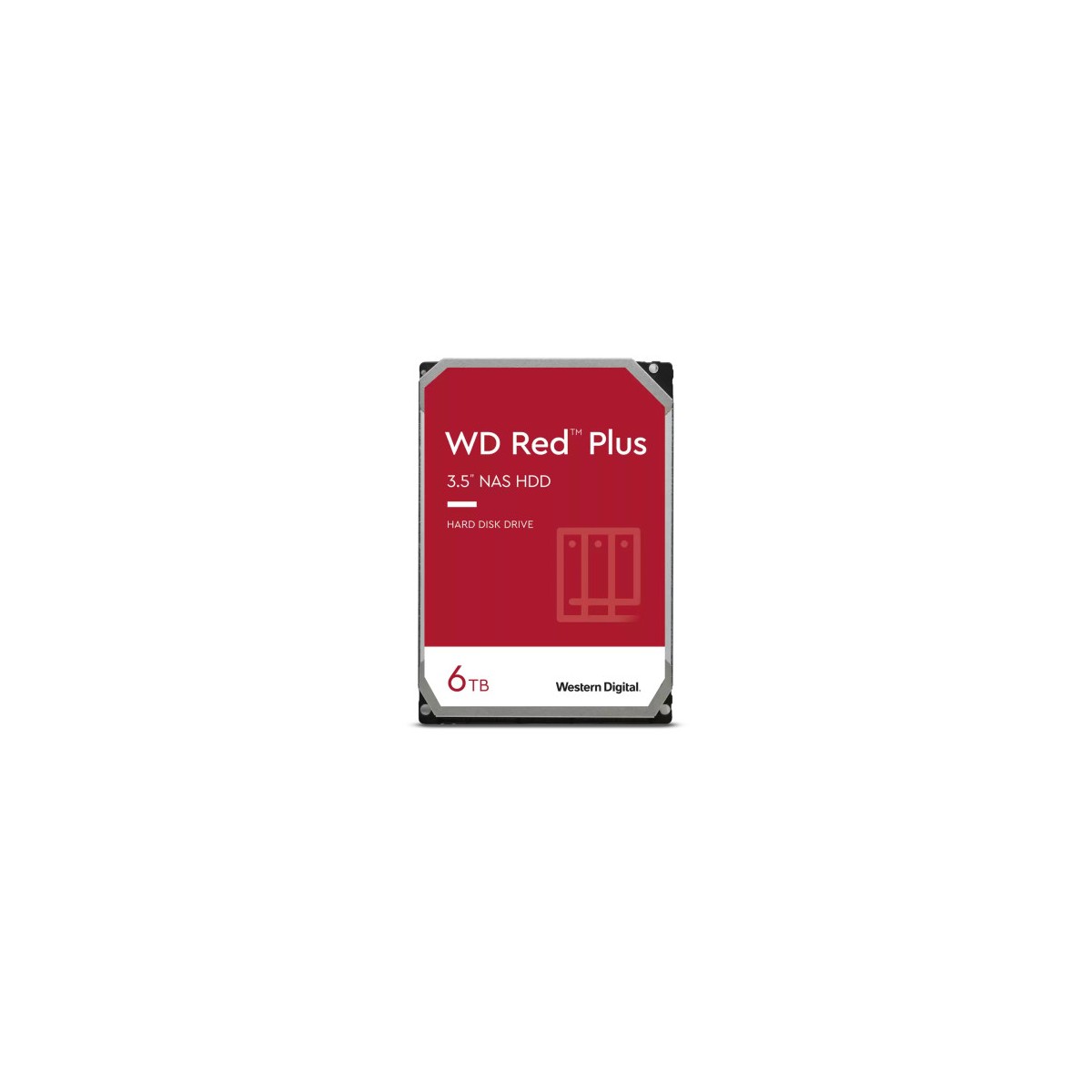 Western Digital Red Plus WD60EFPX disco duro interno 35 6000 GB Serial ATA III