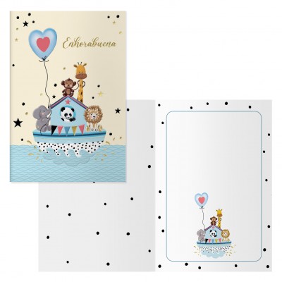 PACK 6 TARJETAS DE FELICITACIoN MAMaS TAMANO 115 X 17 CM MODELO ARCA DOHE 70089