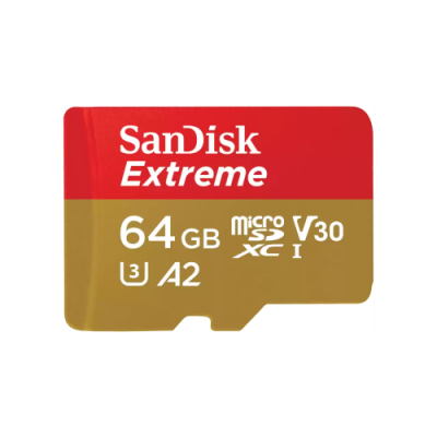 SanDisk Extreme 64 GB MicroSDXC UHS I Clase 10