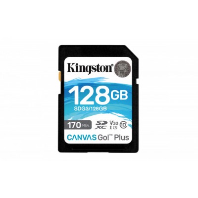 Kingston Technology Canvas Go Plus memoria flash 128 GB SD Clase 10 UHS I