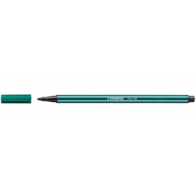 ROTULADOR PUNTA FIBRA MEDIA 1MM PEN 68 VERDE TURQUESA STABILO 68 53